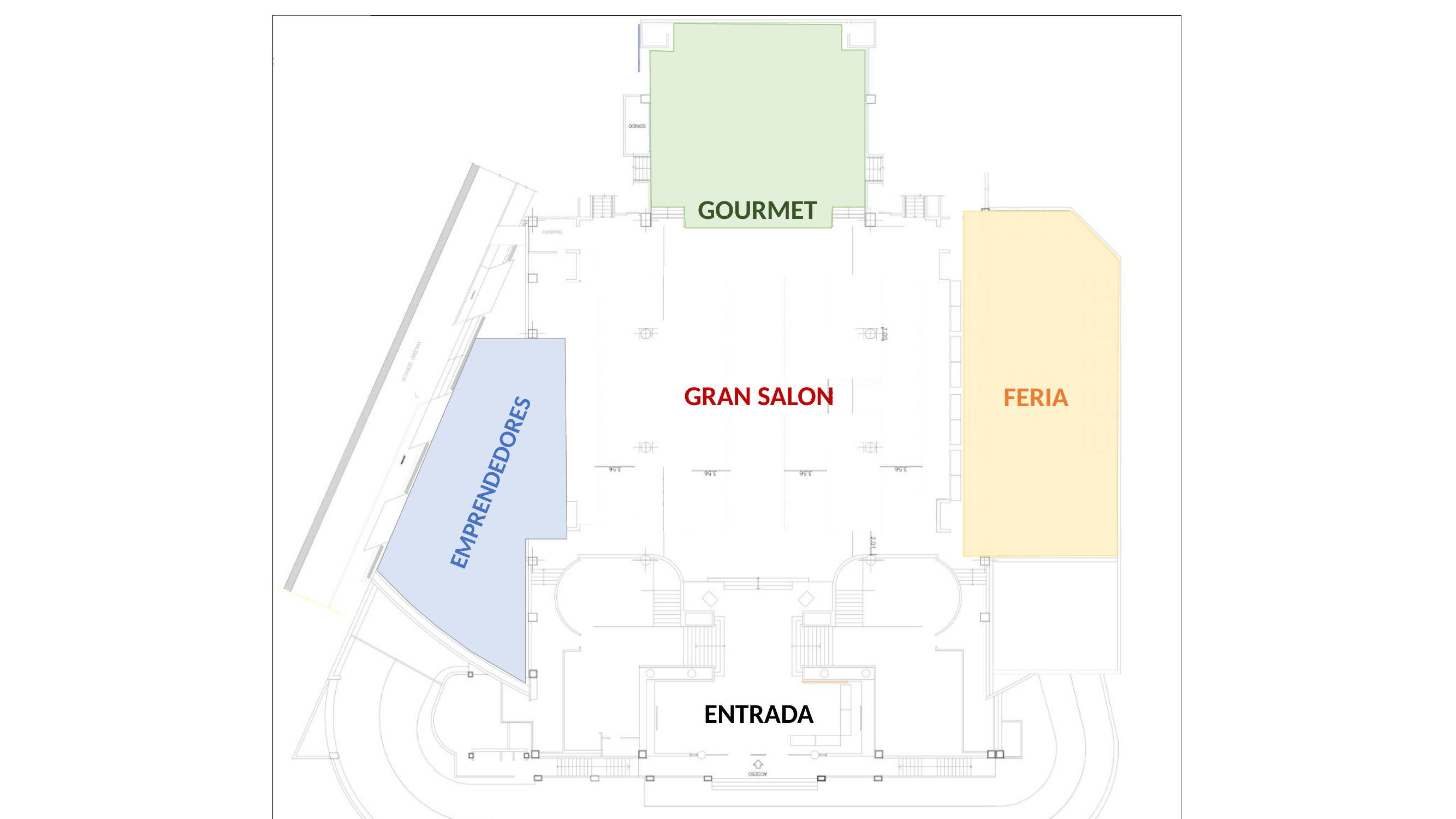 Plano del Gran Bazar Navideño